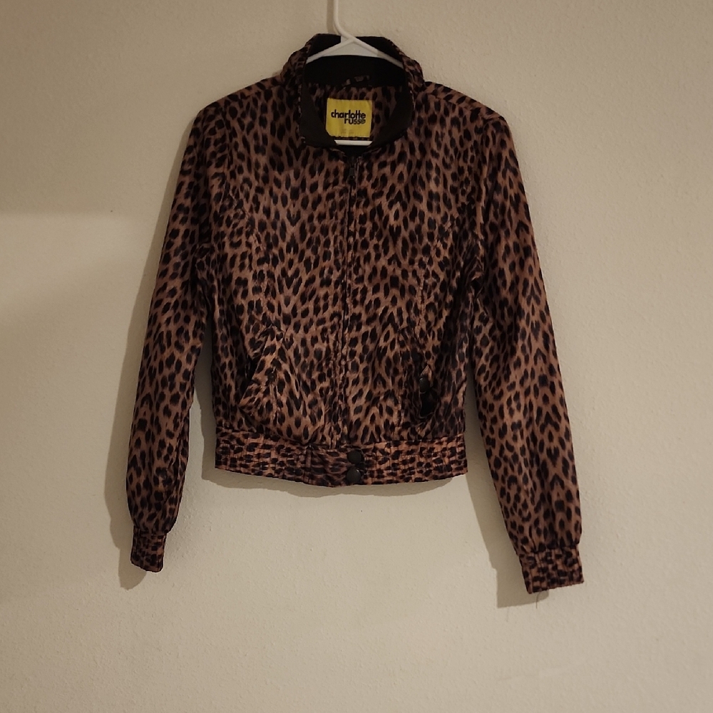 Charlotte Russe Animal Print Jacket